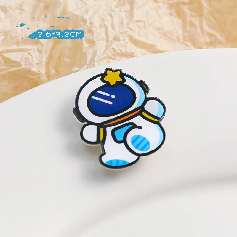 Broche de acrílico de dibujos animados Adornos decorativos bonitos Dale un toque divertido a tu ropa con estos accesorios encantadores y adorables. — foto 20