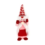 Chapéu de lã em formato de coração, perfeito para o Dia dos Namorados e confissões. Rudolph charmoso para celebrar o amor e o afeto. — foto 1