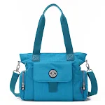 Lichtgewicht waterdichte nylon schoudertas, messenger bag. Ideaal voor dagelijks gebruik, reizen en beschermt je spullen tegen regen en andere weersomstandigheden. — foto 14