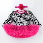 Rose red zebra pattern