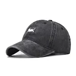Cappello da sole vintage sbiadito da donna, tesa curva, effetto invecchiato, protezione solare, accessorio estivo comodo e alla moda. — foto 3