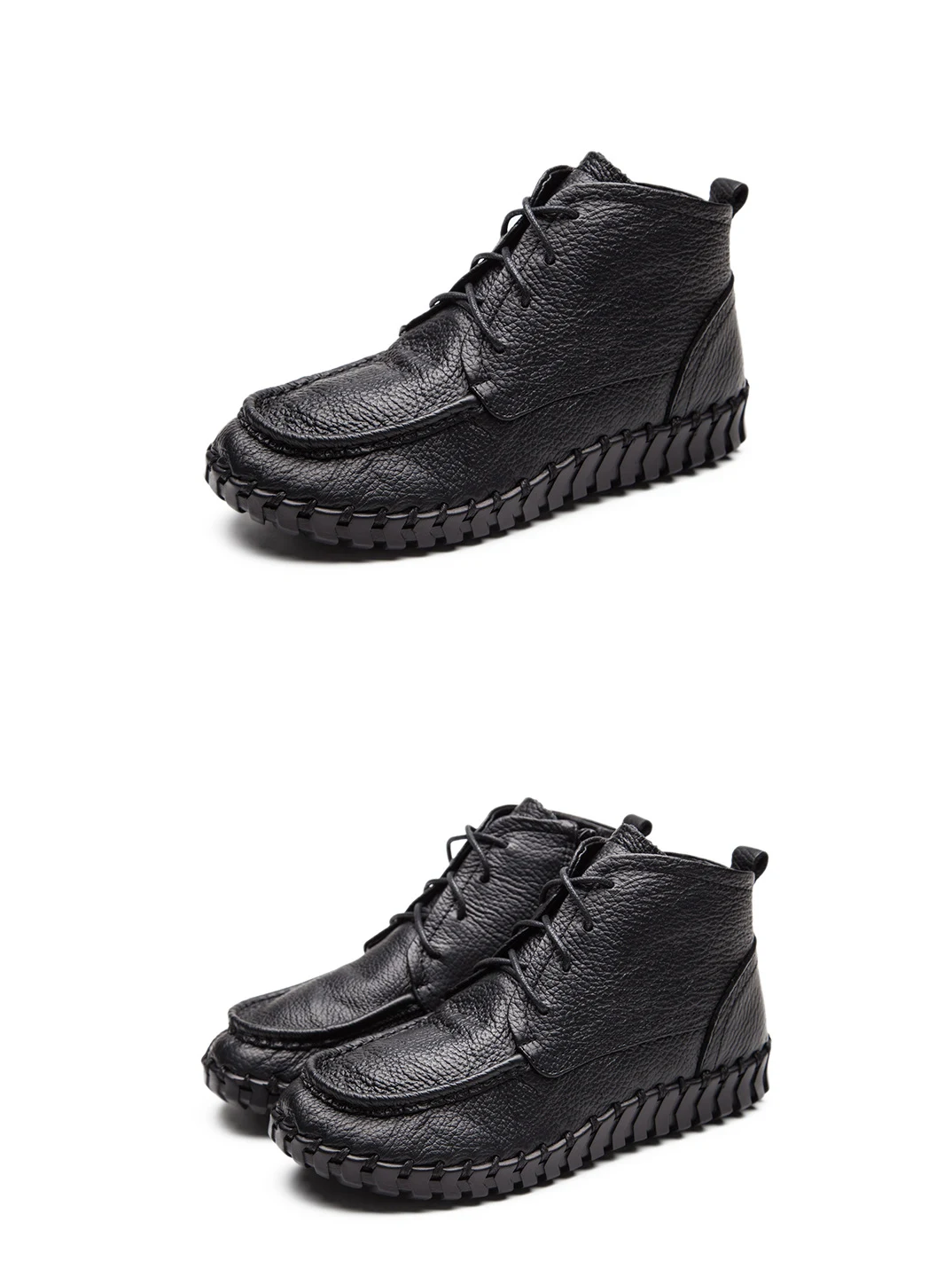 Title 26, Low-soled lace-up boots offering all-day comfor...