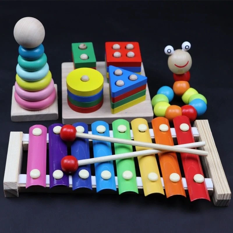 Xilofone Infantil 8 Notas Instrumento Musical Pequeno para Crianças Estimula a Criatividade e Coordenação Ideal para Iniciação Musical — foto 3