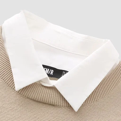 Title 3, Gebreide trui met trendy stiksels, comfortabel,...
