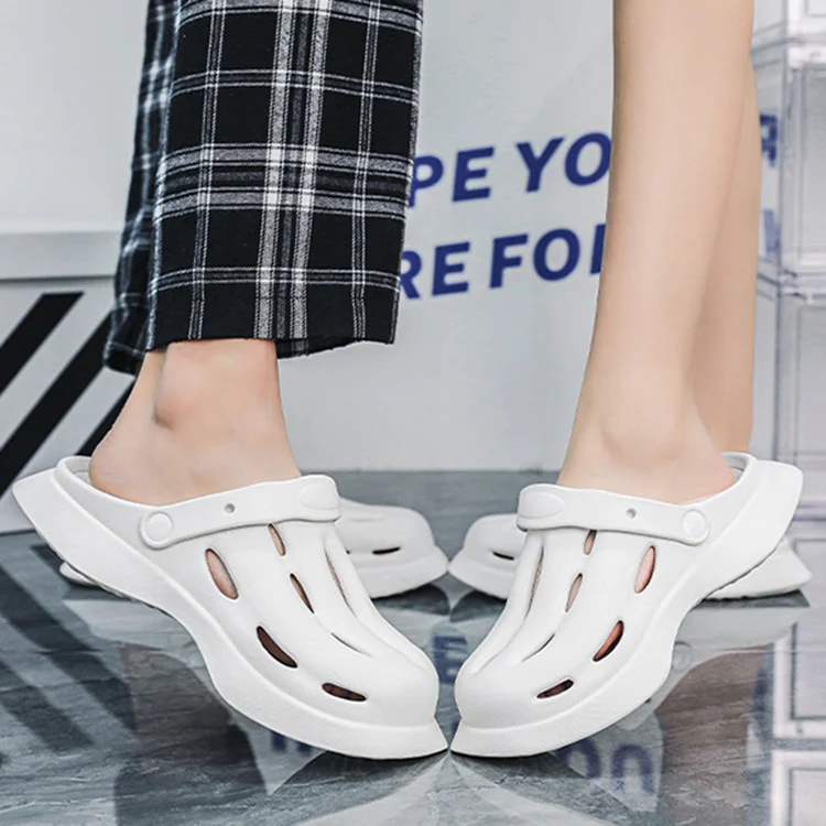 Fashion Clogs Shoes Summer Ankle-wrap Slippers Garden Beach Shoes Lightweight and comfortable sandals perfect for warm w — photo 9