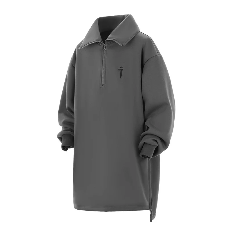 Camisa Polo Casual Solta Masculina, Cor Sólida, Conforto e Estilo para o Dia a Dia, Tecido Leve e Fresco, Perfeita para Diversas Ocasiões. — foto 3