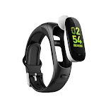 Pulseira Inteligente com Monitor de Frequência Cardíaca e Pressão Arterial, Fone Bluetooth Multifuncional para Saúde e Bem-estar. — foto 2