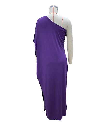 Title 16, Temperament Printed Diagonal Collar Irregular M...