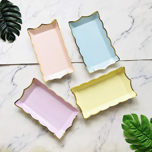 Title 9, New Rectangular Paper Plate Disposable Fruit Pl...