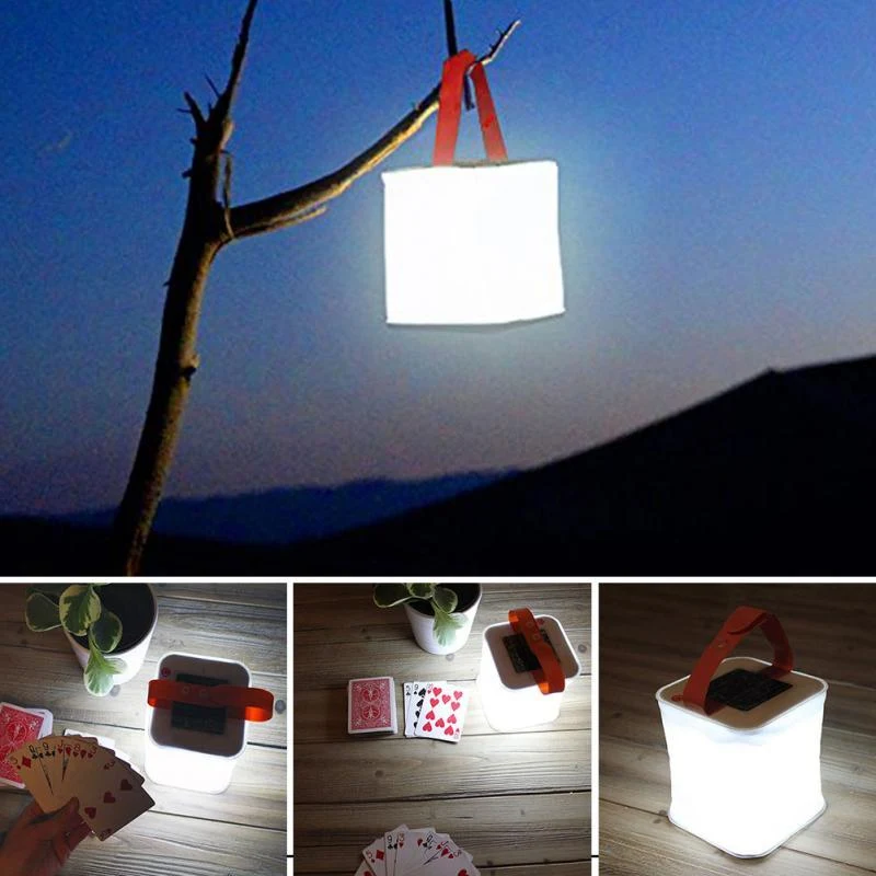 New LED Lantern Solar Collapsible Camp Flashlight Waterproof Torch Light Handheld Inflatable Balloon Illumination For Ca — photo 5