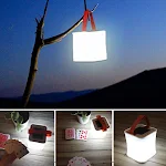 New LED Lantern Solar Collapsible Camp Flashlight Waterproof Torch Light Handheld Inflatable Balloon Illumination For Ca — photo 5