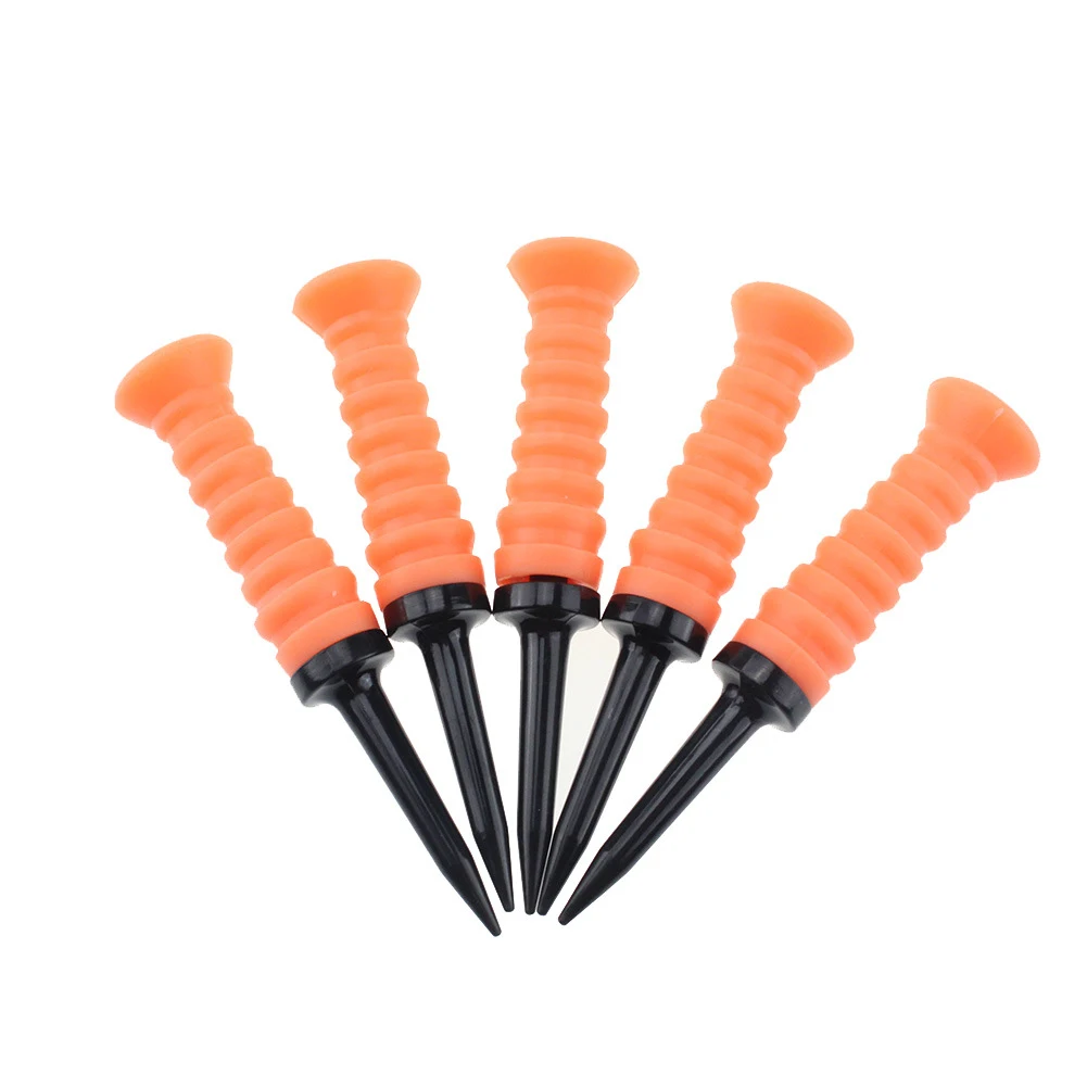 Tee de golfe elástico com pino para bola, manga de borracha macia, limite de resistência, acessórios para um jogo melhor. — foto 5