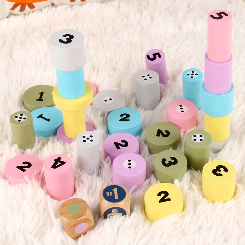 Title 9, Jogo de mesa para adultos com blocos de madeira...