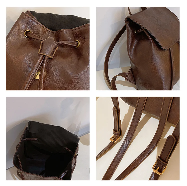 Mochila feminina casual retrô para viagem, espaçosa e estilosa, perfeita para viagens diárias e fins de semana, confortável e funcional. — foto 11