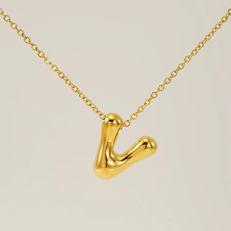 Colar Feminino com Letras Bolha Brilhantes. Destaque seu nome com este colar charmoso e personalizado. Um presente perfeito e único para mulheres. — foto 25