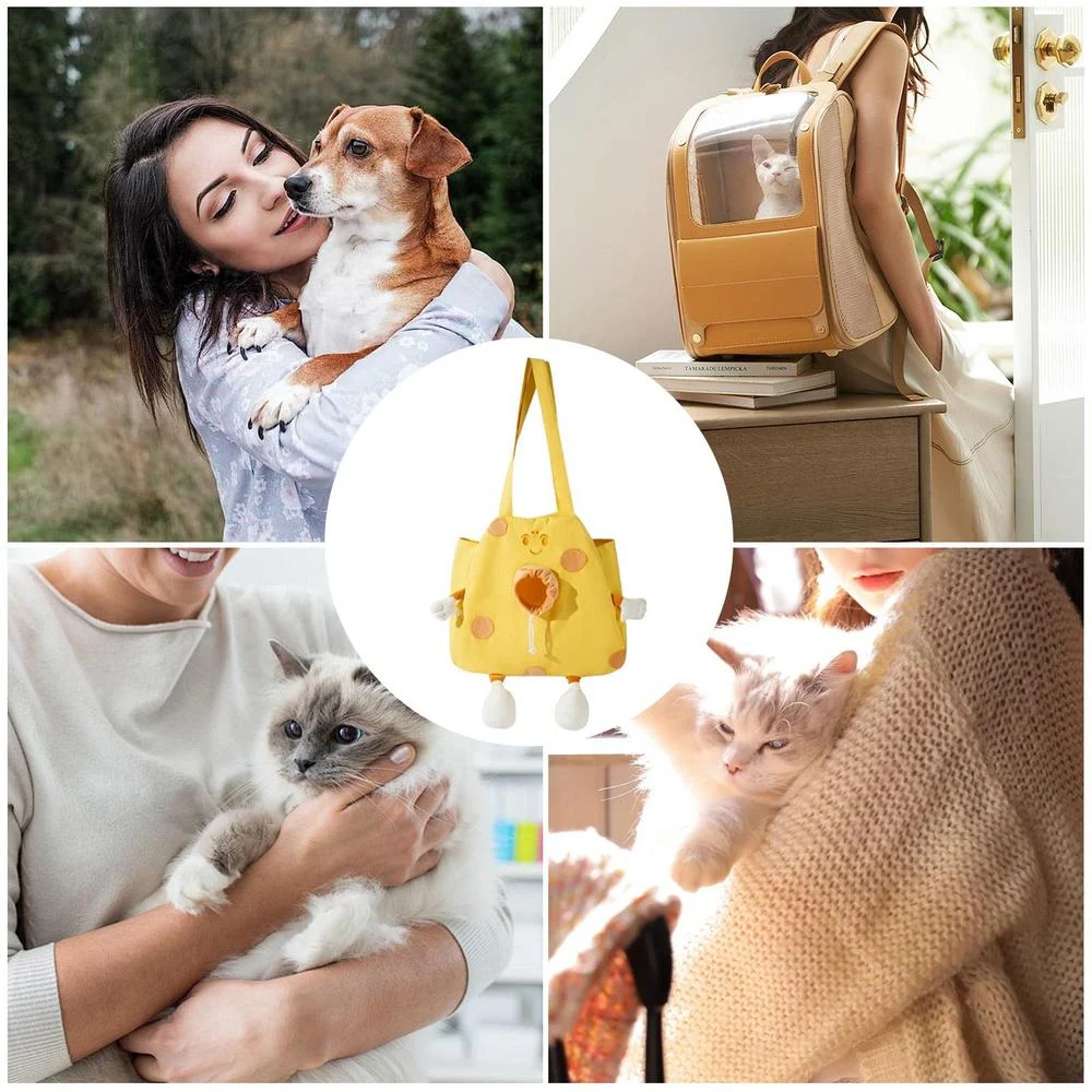 Title 7, Pet Carry Dogs Pet Canvas Shoulder Bag Cute Cat...