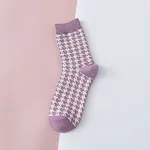Purple Houndstooth