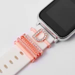 Fivela de alfabeto inglês em ouro rosé, ideal para cintos e pulseiras, adicione um toque elegante e personalizado aos seus acessórios. — foto 12