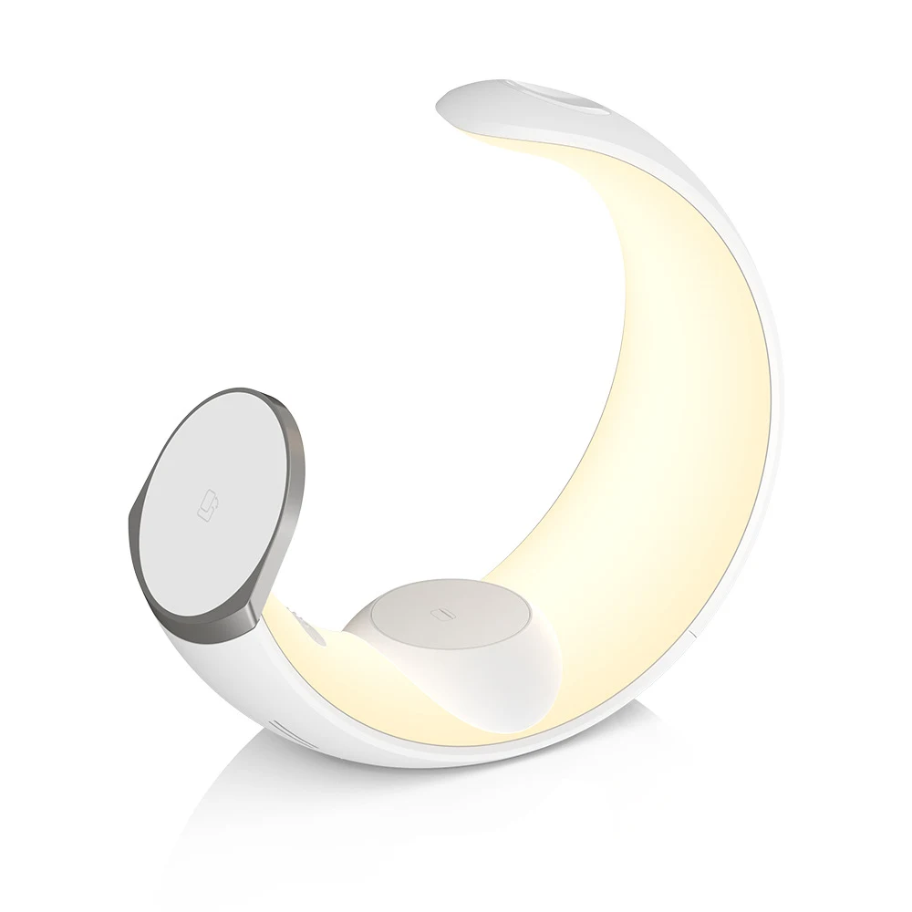 Small Moon Light Magnetic Three in One Wireless Charger. Charge your devices wirelessly, with a stylish moon light, all — photo 3