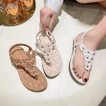 Vrouwen Fashion Effen Kleur Platte Sandalen Comfortabel en Stijlvol Perfect voor Zomerse Dagen en Casual Looks Gemakkelijk te dragen — foto 11