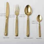 Roman Pillar Stainless Steel Thick Handle Knife Fork Spoon Set, elevates your dining experience with its elegant design — photo 11