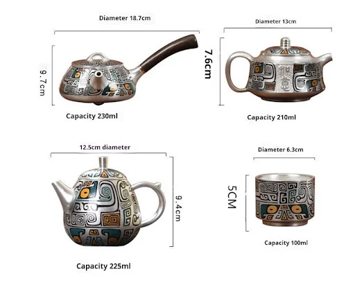 Title 1, Fashion Personality Portable Travel Tea Set Sui...