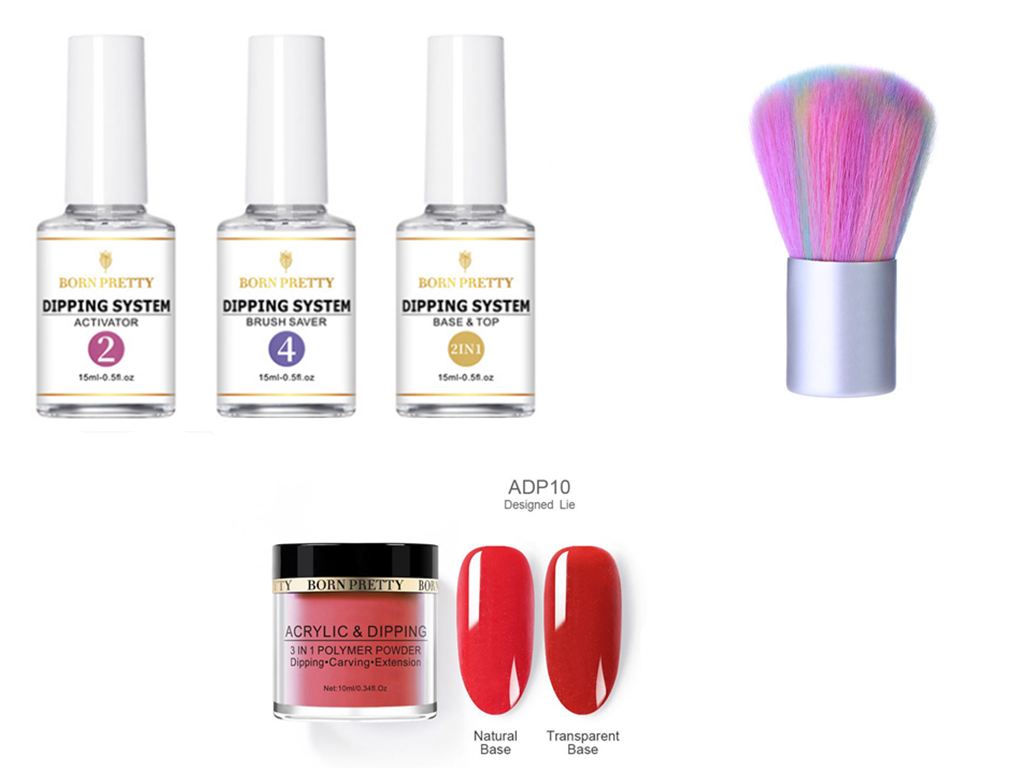 Nagellak, Nagel Infiltratie Poeder, Poeder Kleverig Poeder en Nail Art. Ontwerp moeiteloos prachtige en duurzame nageldesigns. — foto 50