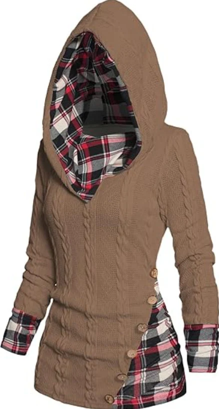 Suéter pulôver casual com capuz Bedford Cord — foto 17