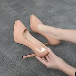 Small Size Pointed Waterproof Platform Single Shoe. Stay stylish and dry in any weather with these comfortable and chic — photo 8