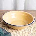 22cm Yellow Soup Plate