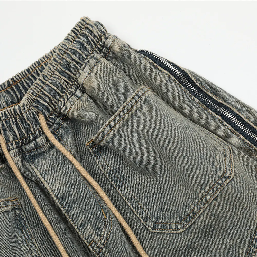Title 6, Shorts Vaqueros Americanos Personalizados con C...