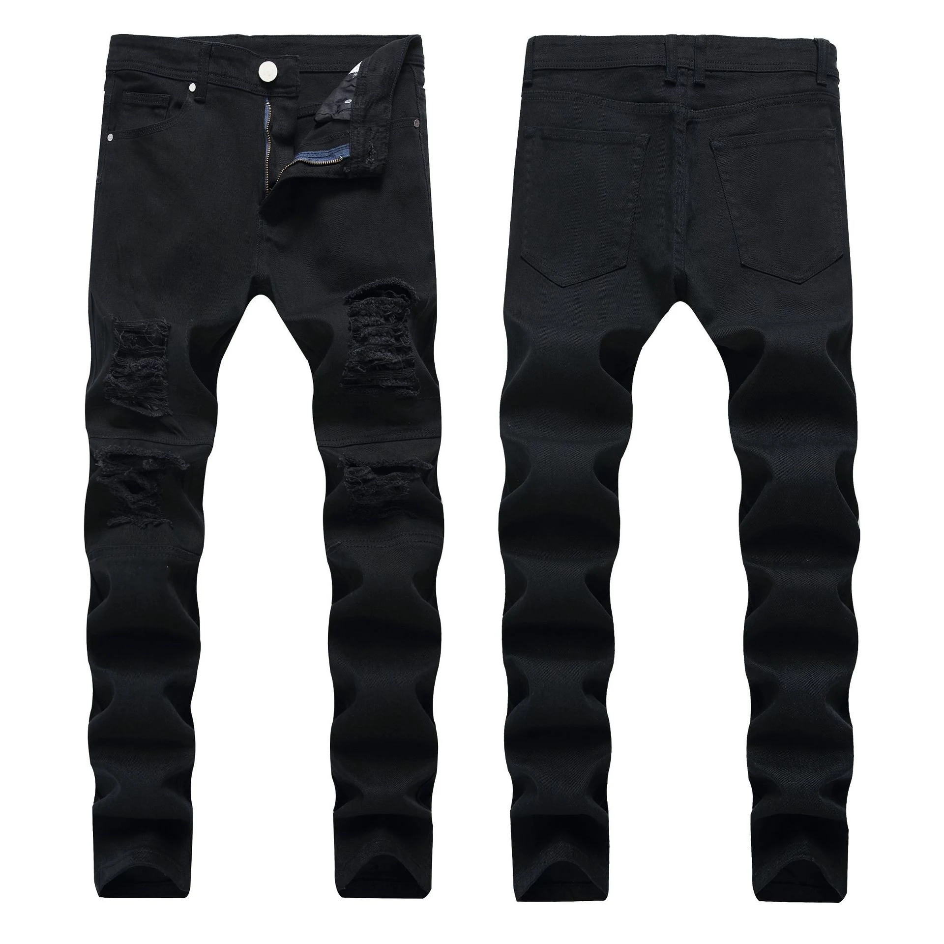 Title 3, Mens slim-fit straight-leg jeans, imported. St...