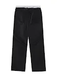 Hot Girl Wide Leg Leisure Pants with Double Waist and Double Wear, comfortable and stylish pants for everyday casual wea — photo 2