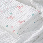 Toalha de banho de gaze de algodão super macia e absorvente para bebês, ideal para pele sensível, proporciona conforto e cuidado. — foto 6