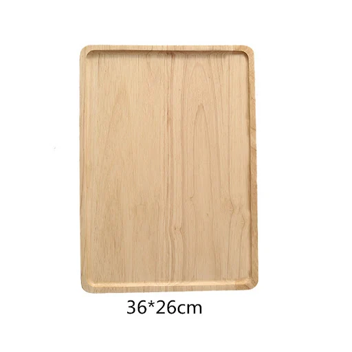 Title 6, Bamboo Wooden Tray Hotel Water Dessert Plate Di...