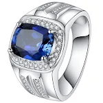 Anel Chiba banhado a prata com diamantes, elegante e versátil para casamentos e ocasiões especiais. Um anel clássico com personalidade e charme atemporal. — foto 42