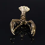 Enfeites de lagostim de cobre pequenos feitos à mão, perfeitos para decoração. Adicione um toque rústico e único à sua casa. — foto 5
