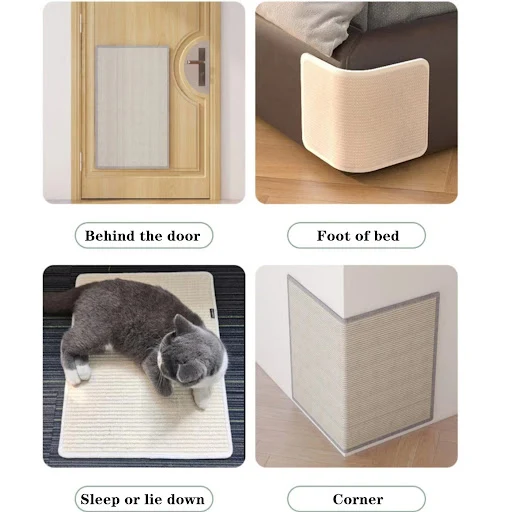 Cat Scratch Mat Couch Protector Cat Scraper Furniture Guard Cat Scratching Repellent Pad Post Sofa Anti-Scratch Training — photo 6