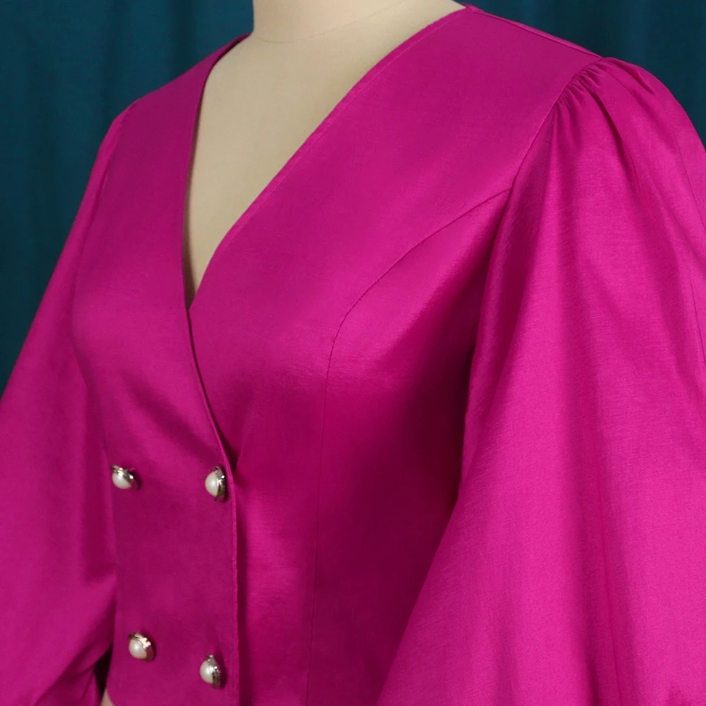 Title 7, Camicie da donna con cardigan con bottoni e man...