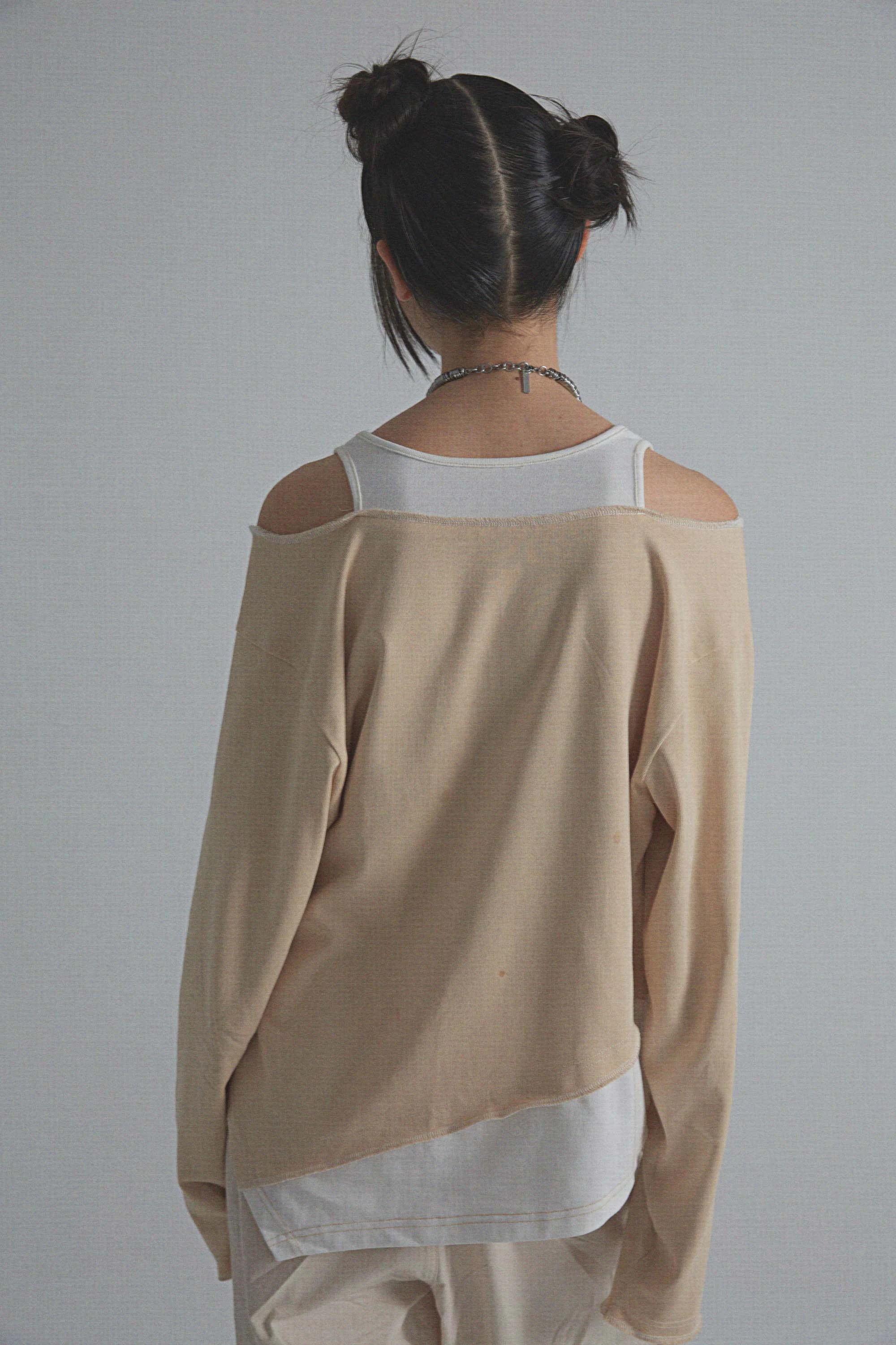 Title 3, Loose Cotton Fake Two Piece Print Vintage Long ...