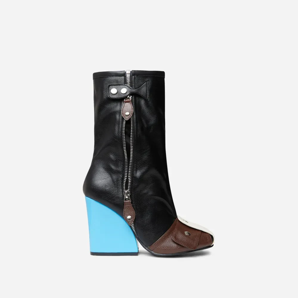 Botas femininas de tamanho grande para outono e inverno, calçado prático de um passo, perfeito para conforto e estilo durante o clima frio. — foto 6