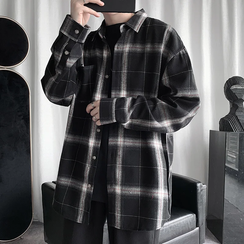 Loose Young Students Fashion Trend Casual Long-sleeved Shirt. Comfortable, stylish, and perfect for everyday wear, embra — photo 5