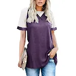 Women's Solid Color European And American Fashion Casual Pullover T-shirt — photo 8