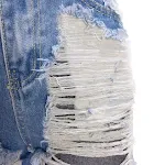 New European and American Women's Sexy Denim Shorts High Waist Leisure Ripped. Stylish, comfortable, and perfect for cas — photo 3