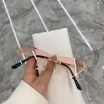 Gold frame progressive pink