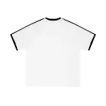 Camiseta listrada com manga raglan masculina Moda de rua Simples Conforto e estilo para o dia a dia. Perfeita para um visual urbano e despojado. — foto 10