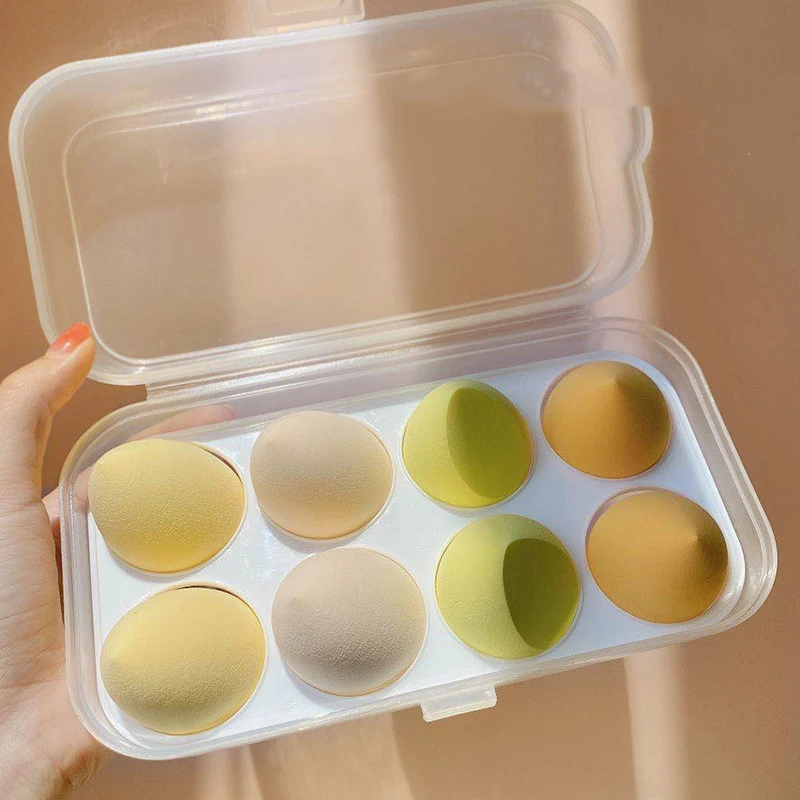 Do Not Eat Powder Beauty Egg Makeup Sponge, Wet & Dry Puff, Soft, Giant Size, with Storage Box. Achieve flawless makeup — photo 3