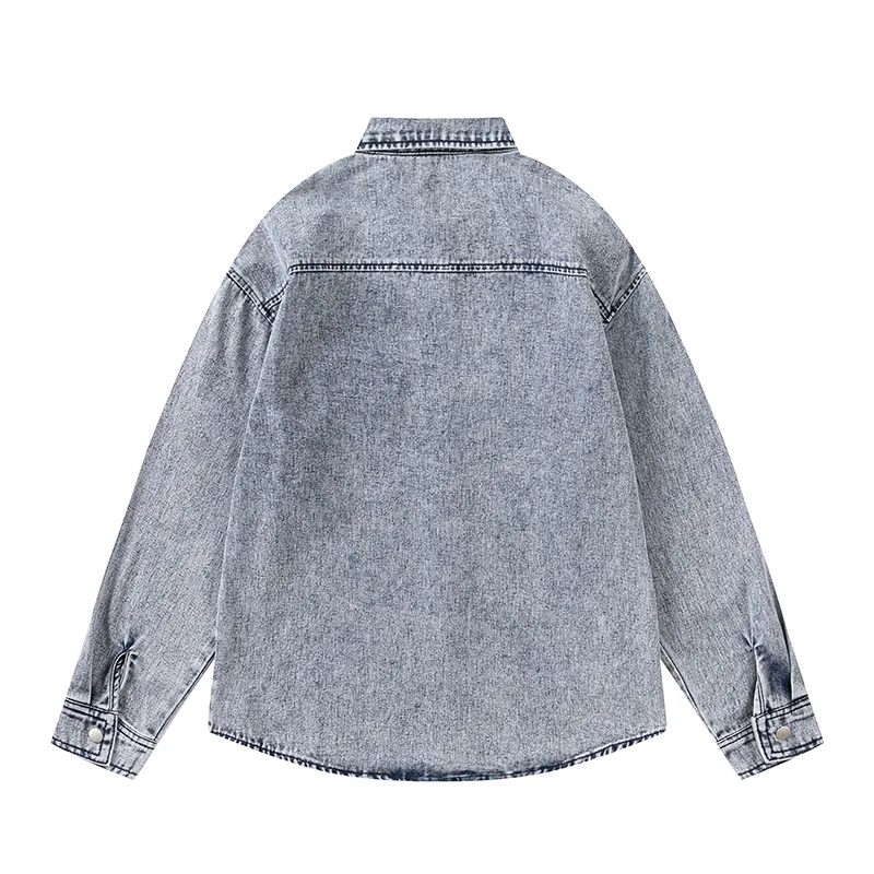 Title 10, Washed Old Cowboy Shirt Coat Mens Street – Dur...