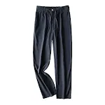 Men's Elastic Waist Loose Cotton and Linen Casual Pants for ultimate comfort, breathability, and a relaxed fit, perfect — photo 5