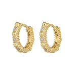 Brincos de cobre banhados a ouro 18K geométricos estilo Ins, acessórios de moda para mulheres, design elegante e perfeito para o dia a dia. — foto 24